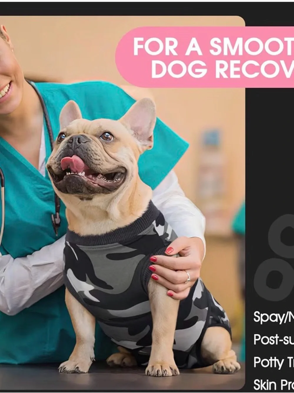 Dog XXL recovery Suit Male Female